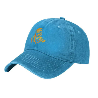 Cappellini da baseball vintage da rally fuoristrada D-Dakares, stile unisex, effetto consumato, lavati, cappellini da sole da viaggio, morbidi e non strutturati