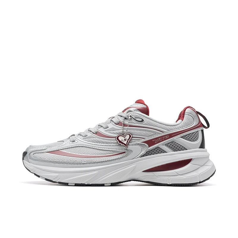 Xtep Little Basque 2 Casual Shoes for Men 2025 Summer Vintage Breathable Comfortable Non-Slip Durability Sneakers 875219320017