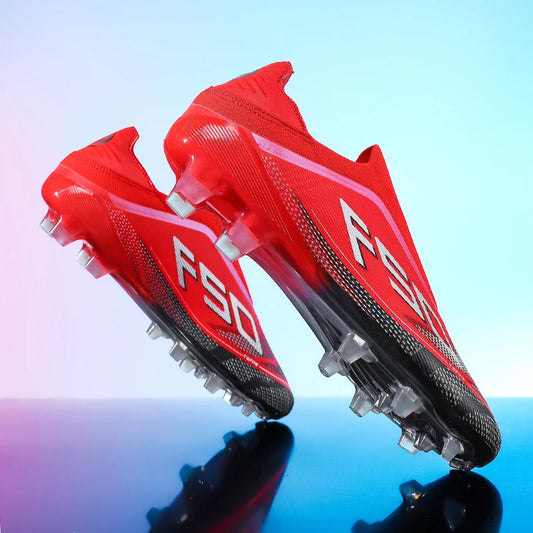 Men's Soccer Cleats Professional Football Boots Society Turf Breathable Mesh Youth Soccer Shoes Anti-Skid Male Sneakers Chuteira