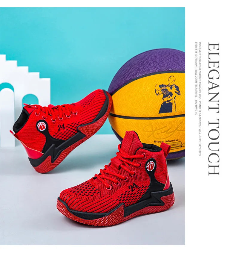 Große High-Top-Sportschuhe für Herren, lässig, atmungsaktiv und bequem, mit dicker Sohle – Basketballschuhe und Laufschuhe