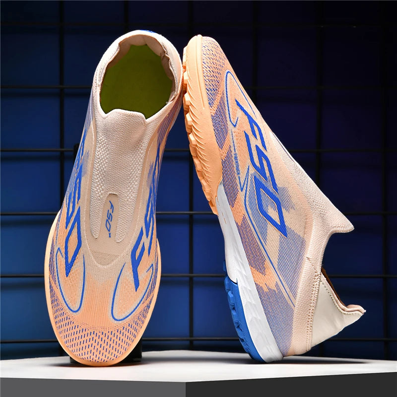 New Men's Soccer Shoes Grass Adult Non-Slip Football Boots Ultralight Sport Indoor Cleats Non Slip Fg Turf Futsal Comfortable