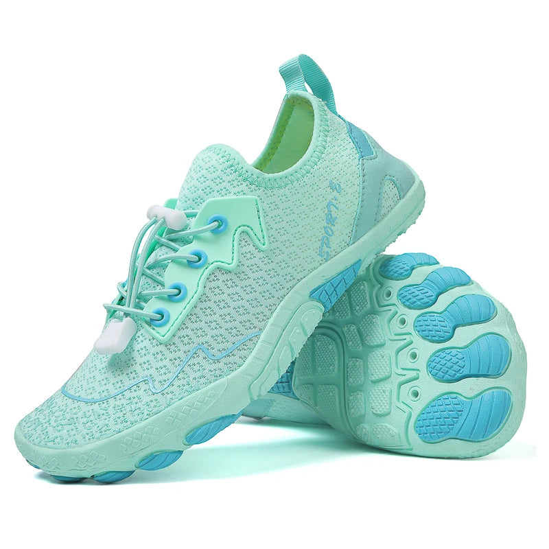 New Barefoot Wading Shoes Men and Women Mesh Quick-Drying Beach Shoes Outdoor Non-Slip Swimming Shoes Unisex Water Sports Shoes