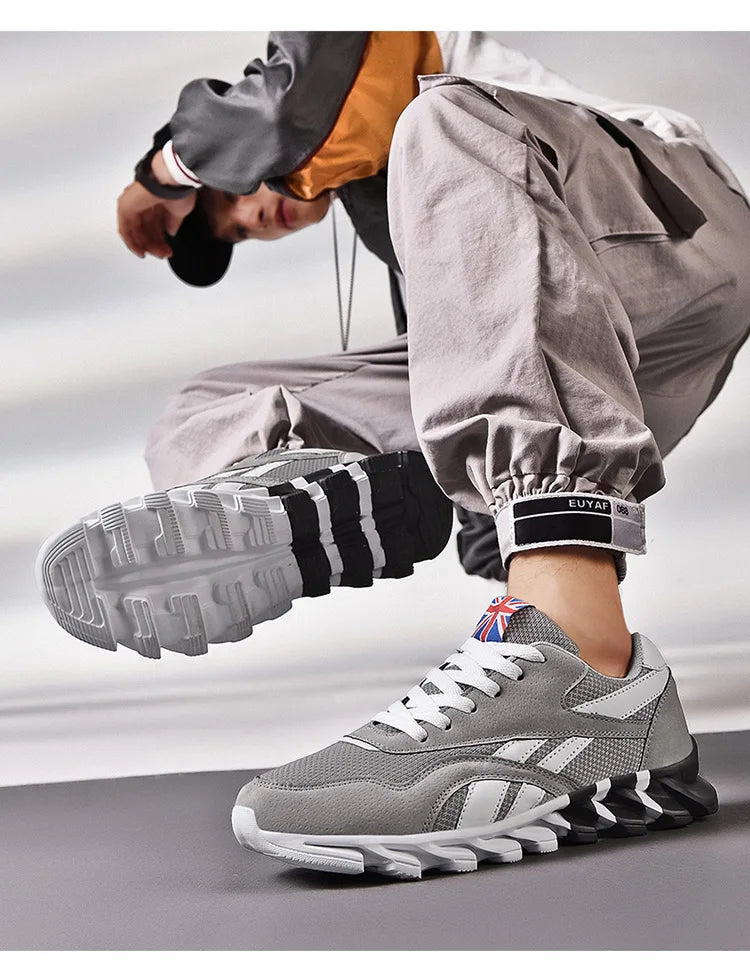Nuove scarpe da running da uomo e da donna, sneakers casual traspiranti, antiscivolo e ammortizzate, comode per sport all’aperto e camminata, taglie 36-48