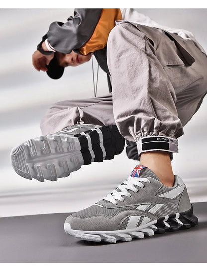 Nuove scarpe da running da uomo e da donna, sneakers casual traspiranti, antiscivolo e ammortizzate, comode per sport all’aperto e camminata, taglie 36-48