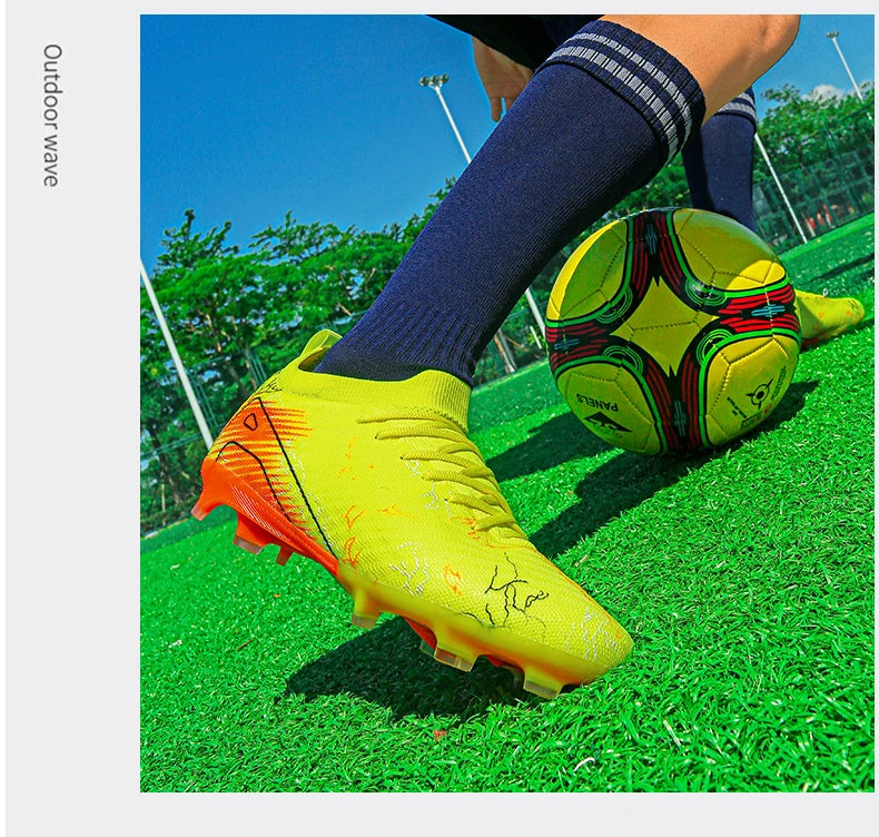 Nieuwe voetbalschoenen voor heren, FG Soccer Shoes voor training, groothandel, topkwaliteit noppenschoenen, antislip, dropshipping, uniseks volwassenen