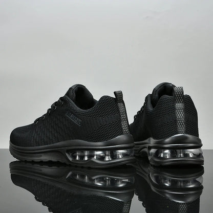 Men's Running Shoes Outdoor Sports Casual Mesh Tennis Shoes Lace-Up Lightweight Gym Jogging Shoes for Men 2024 New Male Sneakers