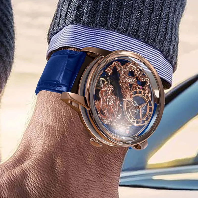 PINDU Develops And Designs New M2797B Automatic Mechanical Watch Men Watches 45.5MM Luxury High-end Quality Wristwatch Men Gift