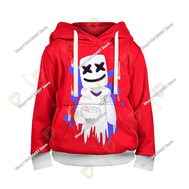 2-14Y Fortnite-sweatshirt voor kinderen met print, hoodie-sweatshirts voor jongens en meisjes, modieus Harajuku-jack, kinderkleding, games-cosplaykostuum
