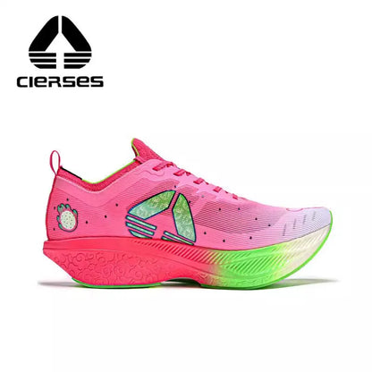 CIERSES Carbon Fiber Plate Marathon Running Racing Shoes Men Professional Stable Support Shock-Relief Rebound Training Shoes