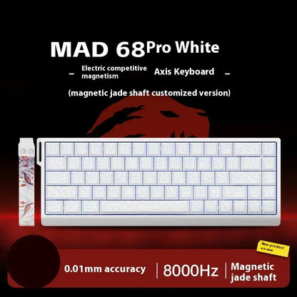 FGG Madlions Mad60 Mad68 He Mechanical Keyboard Magnetic Switch 8k Wired Rgb Hot Swap Custom Keyboard Esport Game Gift Accessory