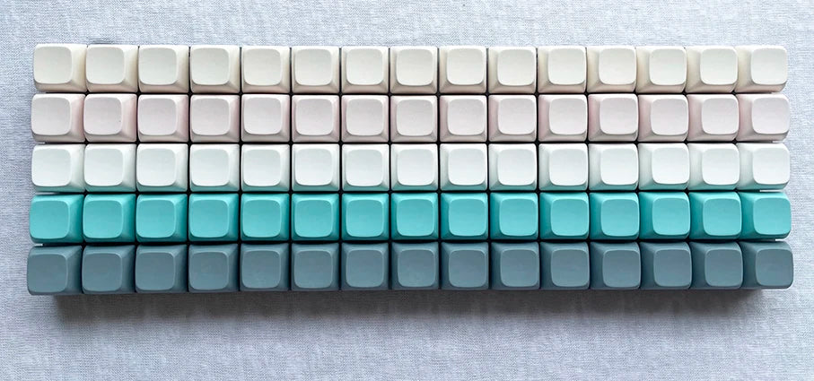 NPKC Blank XDA Keycaps Planck Preonic 61 75 87 108 Keyset Thick PBT Material for Cherry MX Mechanical Keyboard