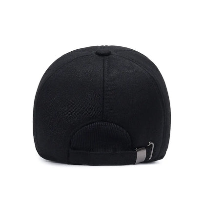 Waterproof Sports Cap Comfortable Adjustable Lined Earflap Cap Lightweight Winter Hat for Casual