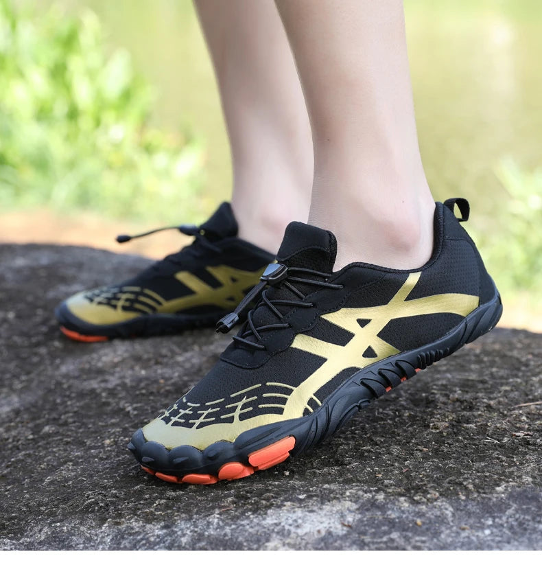 Couple Outdoor Sports Aqua Shoes, Barefoot Shoes, Quick-Dry Beach Swimming Fitness Wading Hiking Cycling Water Sneakers Shoes