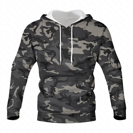 Camouflage Hoodies Men 2023 Spring Mens Military Hooded Sweatshirts Hoodie Male Street Hoody Army Green Sweatshirt Hip Hop S-4XL, produit gaming premium Fraquane, équipement gamer