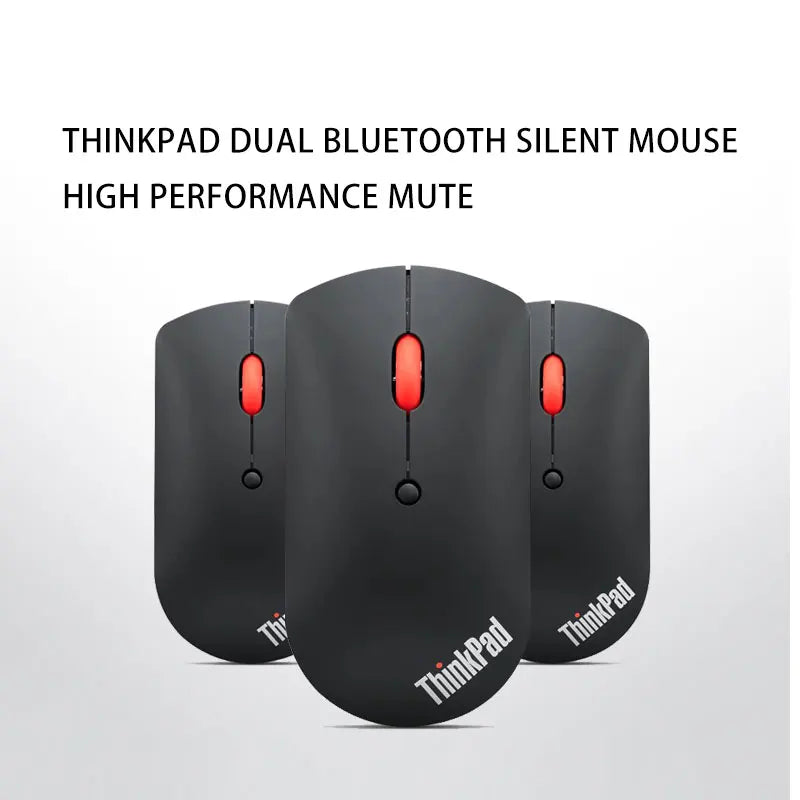 Wireless Mouse Lenovo ThinkPad Wireless Mouse 4Y50X88822 Mouse Dual Bluetooth Office Mouse Laser Mouse Black Ergonomic Mouse Laptop Mouse