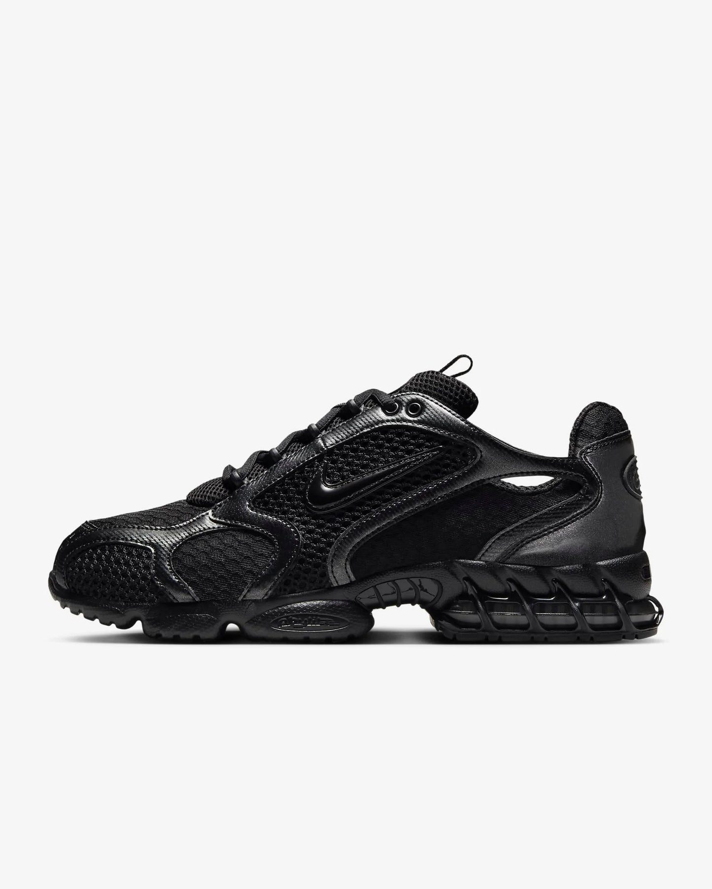 Nike Air Zoom Spiridon Cage 2 Unisex Low-Top Freizeitschuhe, sportlich, strapazierfähig, Grau/Rot, Lifestyle-Footwear CJ1288-600