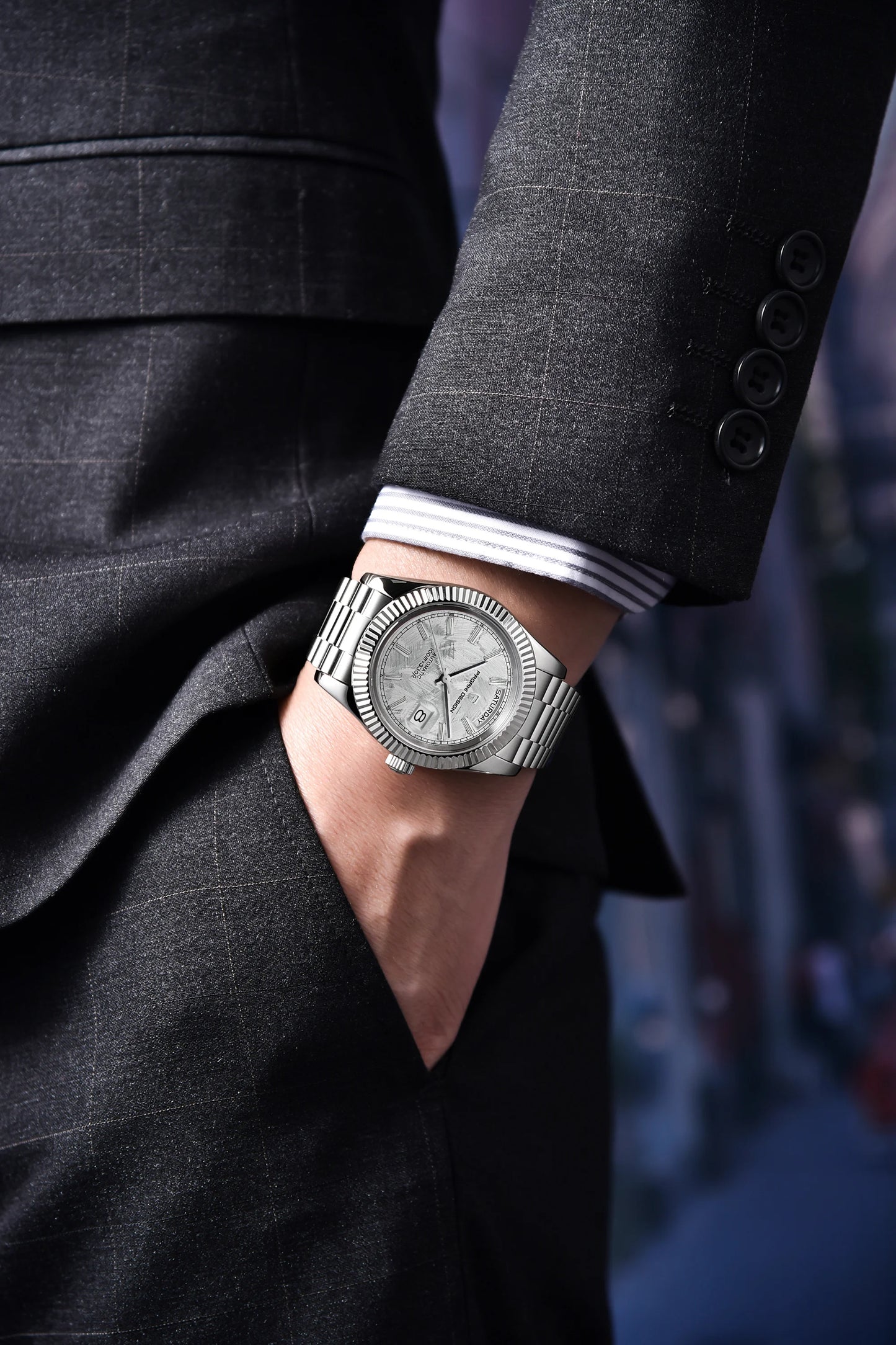 PAGANI DESIGN 2026 New DD40 NH36A Men's Watches Luxury Automatic Mechanical Watch For Men AR Sapphire Glass Date Wrist watch Men