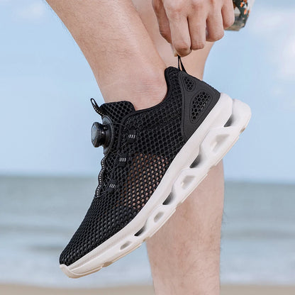 Unisex Quick Dry Barefoot Aqua Shoes for Outdoor Watersports River Trekking Creek Hiking Boating Lightweight Rotating Buckle