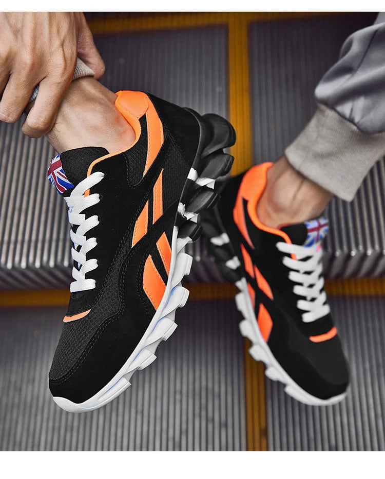 Nuove scarpe da running da uomo e da donna, sneakers casual traspiranti, antiscivolo e ammortizzate, comode per sport all’aperto e camminata, taglie 36-48