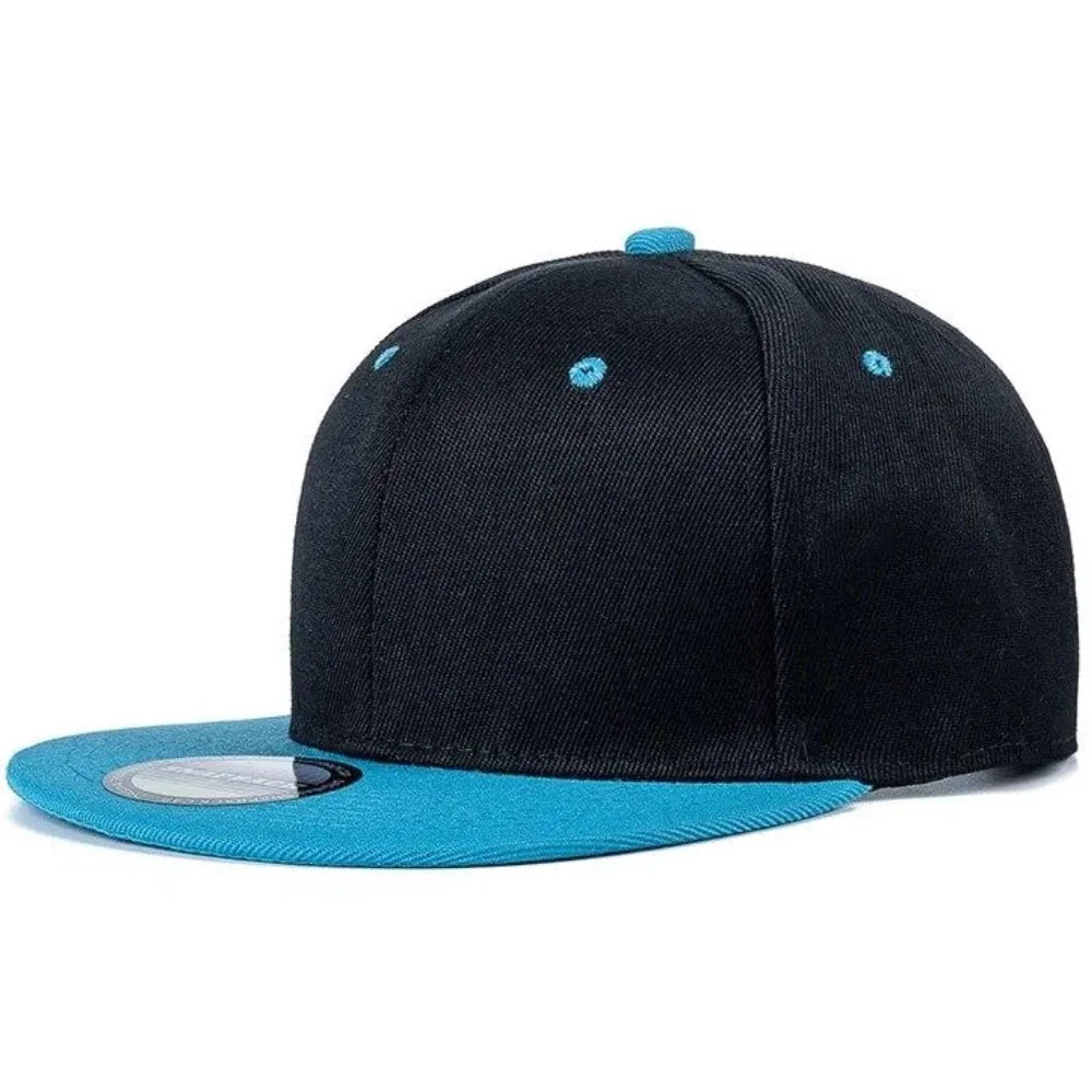 Cap Plain Snapback-kasket til voksne – Hip Hop-baseballkasket til mænd og kvinder – udendørs fritidskasket