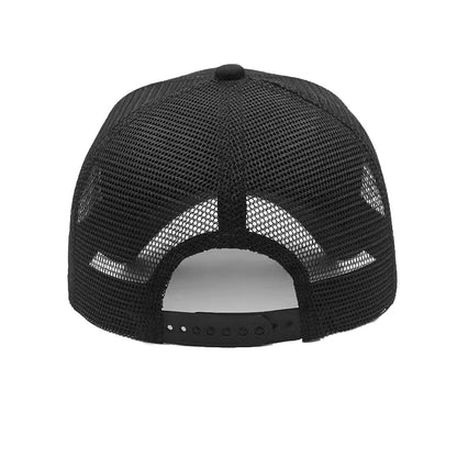 2025 New Diamond Embroidered Cotton Mesh Hat Men's Hip Hop Hat Decorative Hat Women's Outdoor Sports Sunshade Hat Baseball Hat