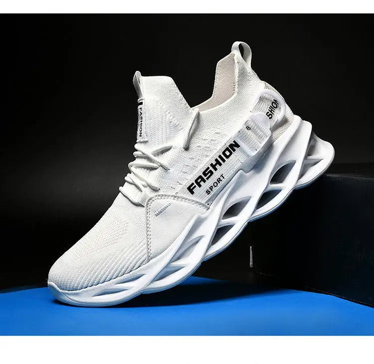 Hot Sale Fashion Purple Casual Sneakers Women Men Blade Running Shoes Big Size 48 Light Breathable Sports Shoes Men Mesh Sneakers