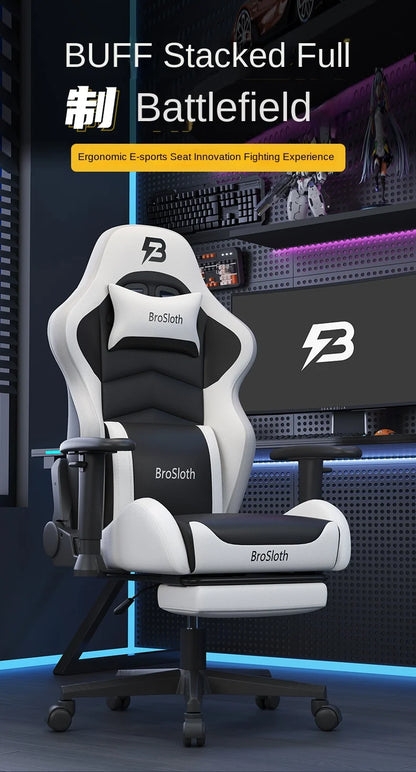 S8 Gaming Chair with 3D Armrests, Adjustable Backrest, Computer Office Chair, Nylon Feet, Gaming Streamer Chair