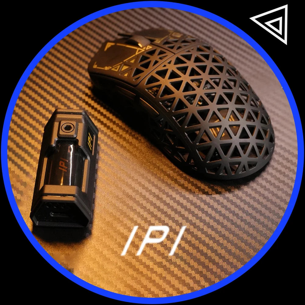 IPI Piao Float Wireless 8k Mouse 3 Mode Bluetooth Dual 8k Carbon Hell Out Gaming Esports Lightweight Mouse Custom Made Mice Gift