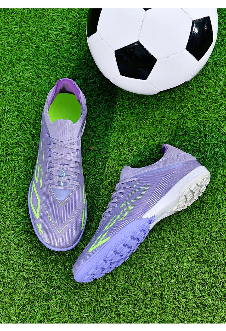 Ultralight Outdoor Sport Men's Soccer Shoes Training Football Sneakers for Youth Turf Soccer Cleats Cleats Non-Slip
