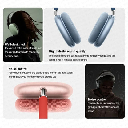 2025 New Air Max P9 TWS Wireless Bluetooth 5.1 Headphones With Mic Pods Sports Gaming Earphones For Xiaomi IPhone Apple PC