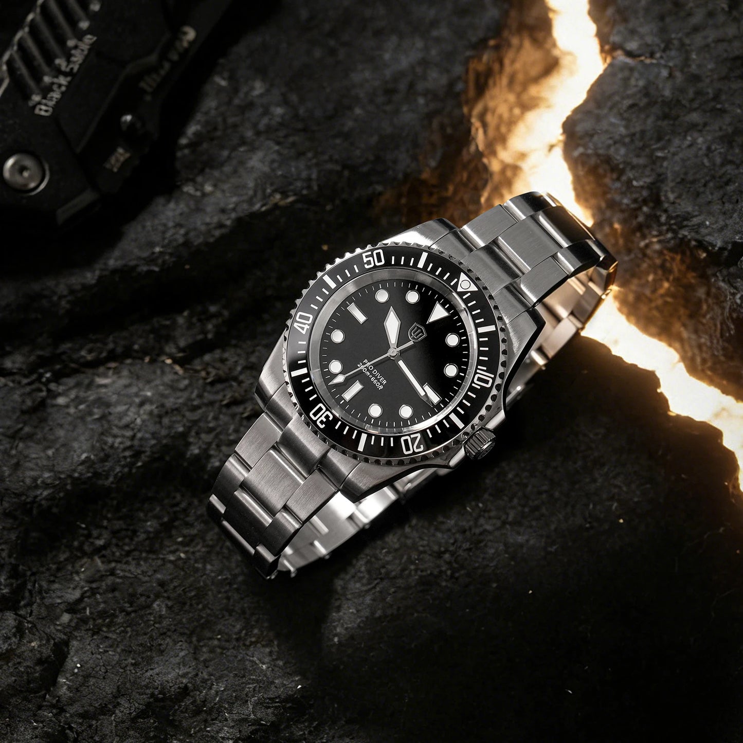 Watchdives WD1680Q V2 VH31 Sweep Quartz Movement Watch Luxury Top Brand Sapphire Stainless Steel 20Bar Waterproof Men Watches