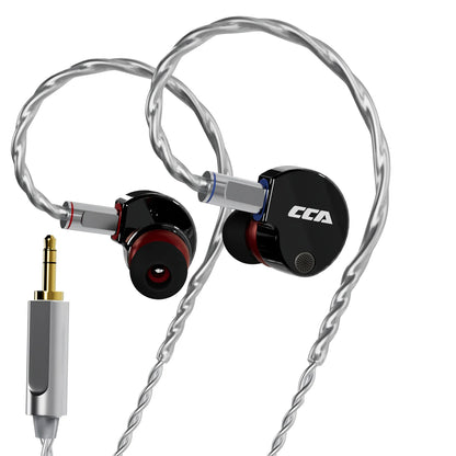 CCA Phoenix Metal Alloy Body 10mm Dual Magnetic Dynamic Coil HIFI Sound Quality In Ear Wired Esports Music Earphones