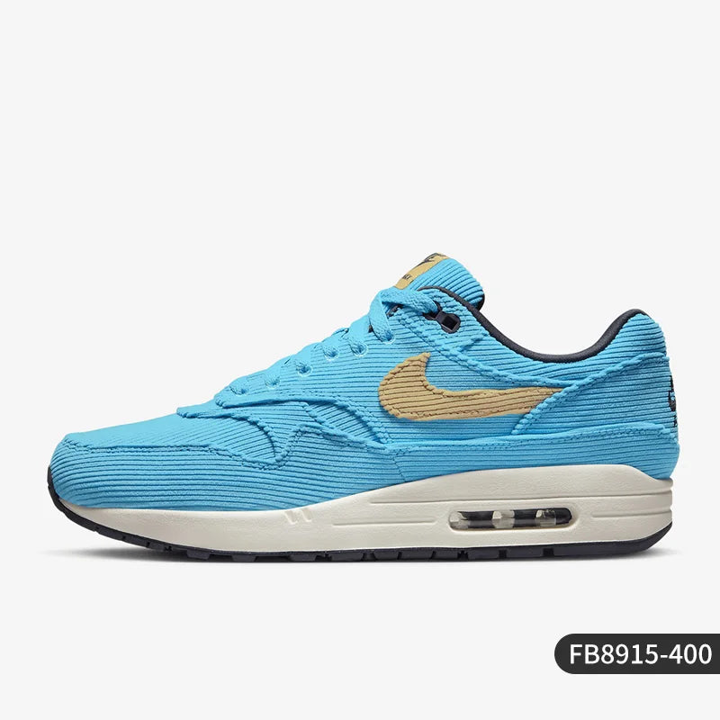 Offizielle originale Nike Air Max 1 Low-Top-Sports- und Freizeitschuhe mit Luftdämpfung für Damen und Herren FB8915-400