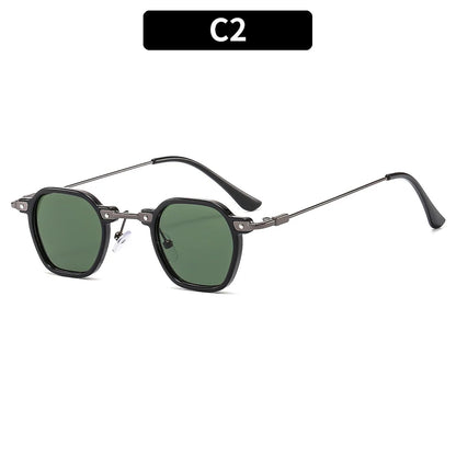 2025 Small Square Sunglasses Riding Driving Sun Glasses Women Men Brand Designer Metal Frame Eyewear Shades Oculos De Sol UV400