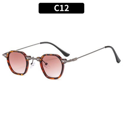 2025 Small Square Sunglasses Riding Driving Sun Glasses Women Men Brand Designer Metal Frame Eyewear Shades Oculos De Sol UV400