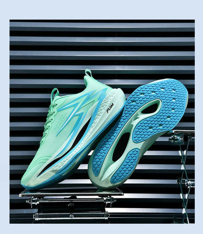 Running Shoes Carbon Board Speciality Marathon Men Sports Breathable Lightweight Women's Comfortable Athletic Nonskid Sneakers