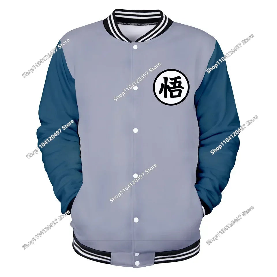 Dragon Ball Goku Kid Men Zipper Hoodie Cartoon Japan Style Anime Women Sweatshirt 2025 New Fashion Children Jackets Coat, produit gaming premium Fraquane