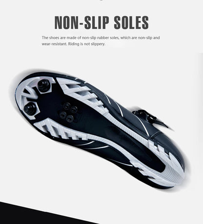 Men's Road Bike Cycling Shoes Women's Cycling Sports Shoes Compatible With SPD & Look Delta Cleats Outdoor Mountain Bike Cycling Shoes