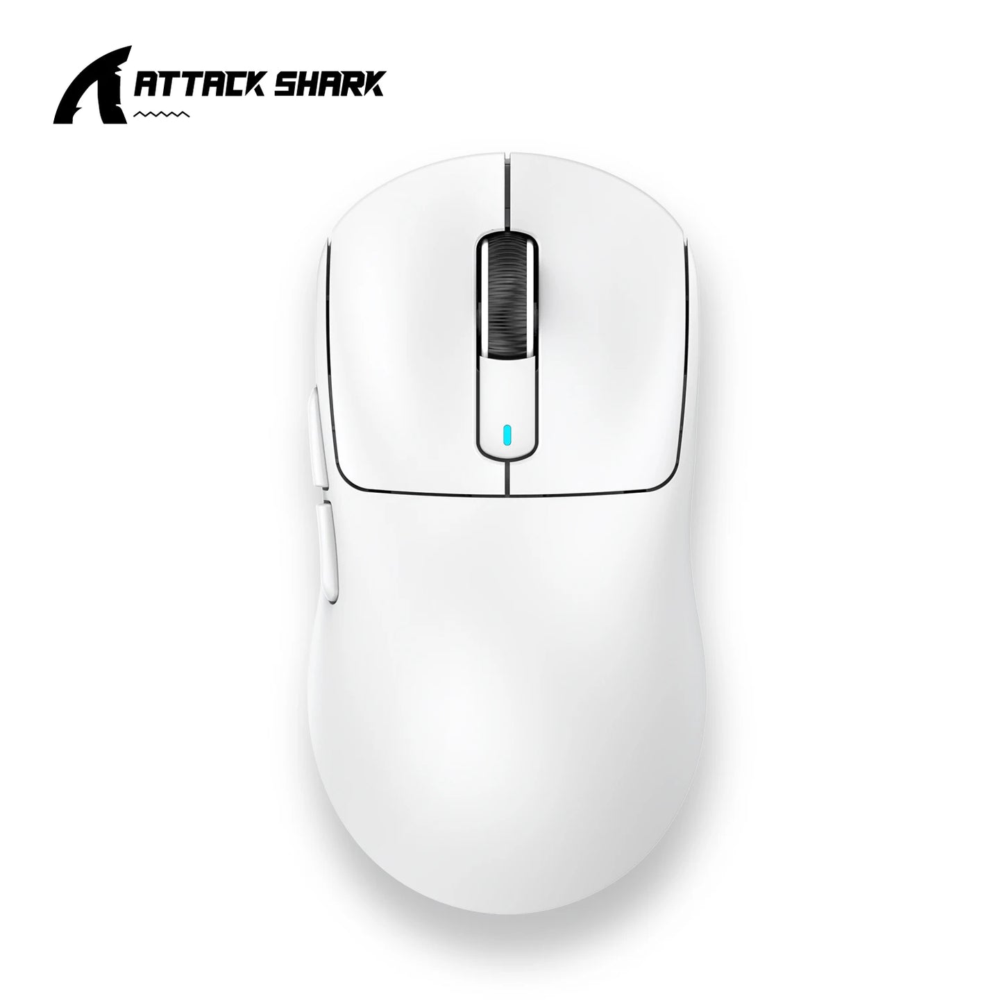ATTACK SHARK X3 třirežimová myš 1K Hz, X3Pro bezdrátová Bluetooth myš 4K Hz, lehká, PAW3395, mobilní rychlost 650IPS