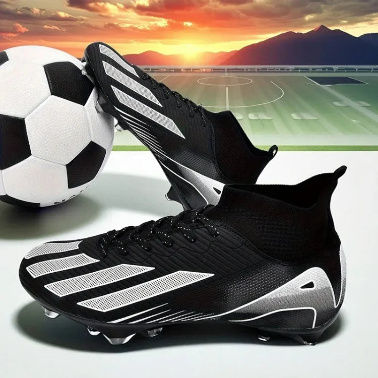 New Men's Football Boots Adult Soccer Field Shoes Teenager Sports Cleats Outdoor Grass Training Boots High-Quality Sneakers