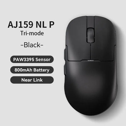 AJAZZ AJ159 NL Wireless Mouse 800mAh Compatible with Games and Office PAW3395 1K Nearlink BT Wireless Mouse Laptop GiftAJAZZ AJ1