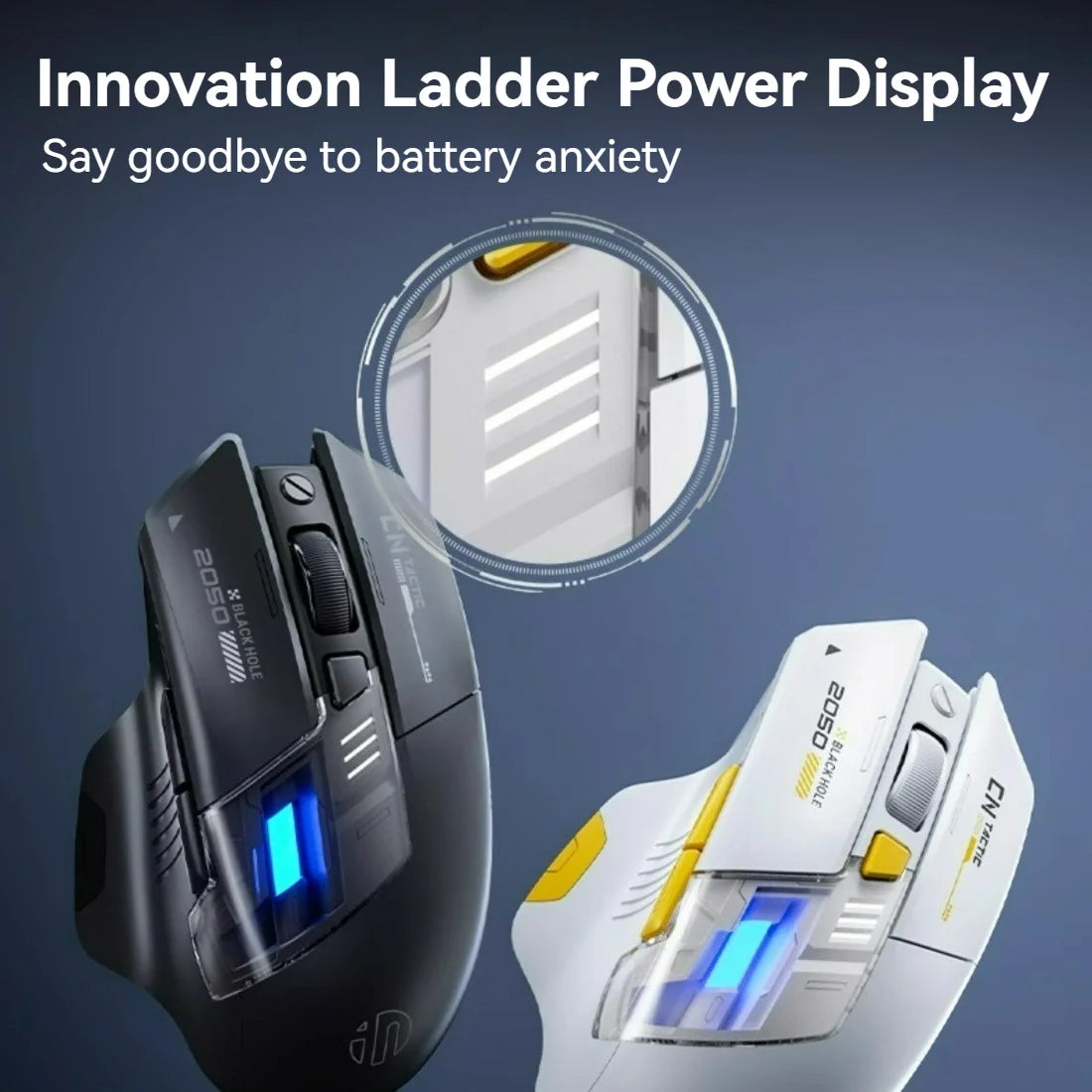 Inphic A9 Explorer V2 Three-mode Gaming Mouse Indicator DPI Adjustable Macro-driver Ergonomics 12000DPI 1000Hz rate of return