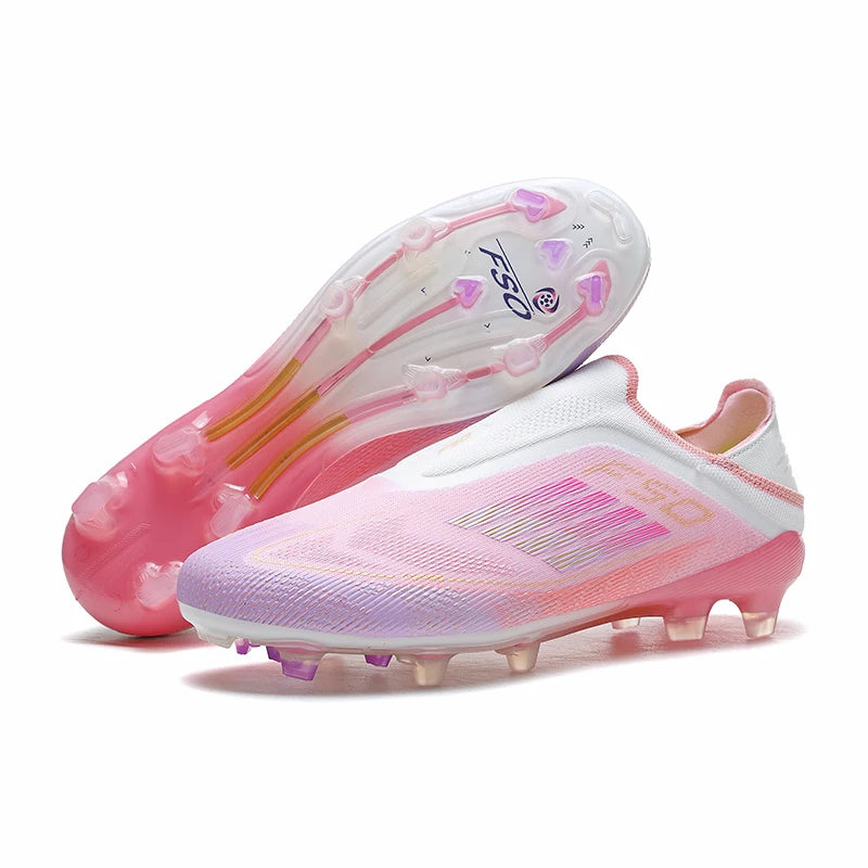 New Men's Football Boots Turf Comfortable Soccer Shoes Sport FG Grass Cleats Futsal Non-Slip Outdoor Adult Ultralight Non-Slip