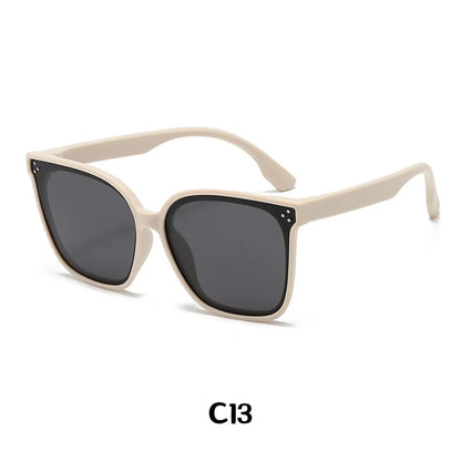 Children's Sunglasses Large Frame Fashionable Sunshade Anti-ultraviolet Silicone Polarized Children's Glasses 23048 23048