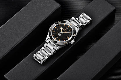 PAGANI DESIGN 41 MM Luxury Men Mechanical Wristwatch 200m Waterproof Sapphire Clock Automatic Stainless Steel Business Watch