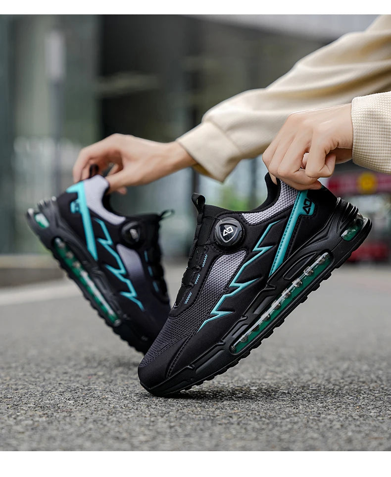 Frühlings- & Sommer-Laufschuhe für Herren – Outdoor-Wanderschuhe, abriebfeste Trailschuhe mit BOA-Verschluss, atmungsaktiver Sport- & Freizeitstil