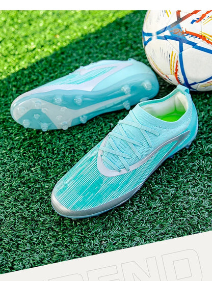 New Men Football Boots Sport Adult Long Spikes Soccer Shoes Training Outdoor Cleats Breathable Non Slip Boys Match Comfortable