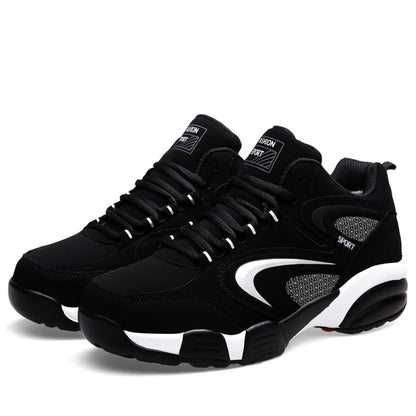 Zapatillas deportivas modernas de talla grande para hombre con bloques de color, cómodas, antideslizantes, con cordones, casuales y resistentes para actividades al aire libre masculinas