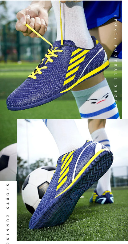 Indoor Soccer Shoes Men Futsal Sneakers Non-Slip Children Society Football Boots Outdoor Training Trainers Fashion Male Sneakers.