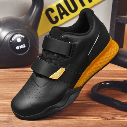 Weightlifting Shoes Professional  Men Women Powerlifting Squat Training Hard Sole Gym Shoes with Stable Heel Non Slip Design